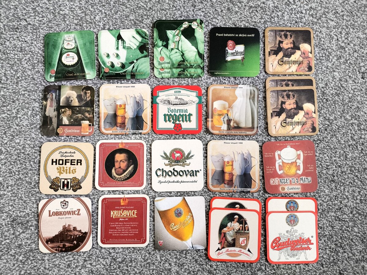 Pivní tácky celá sbírka většinou socialismus - 7