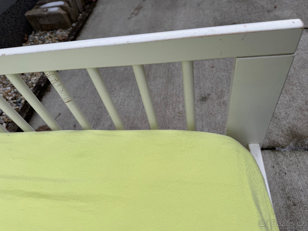 Dětská postýlka Ikea Gulliver + rošt, matrace, příslušenství - 7