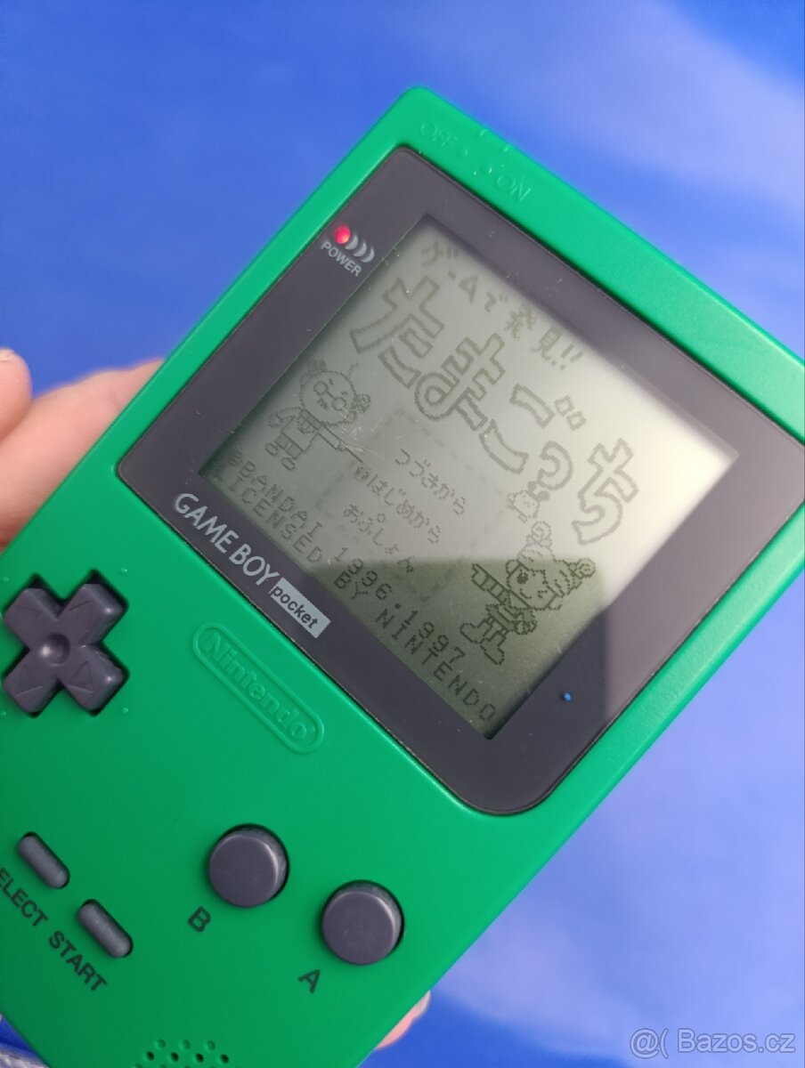 Nintendo Gameboy Pocket Green + Hry - 7