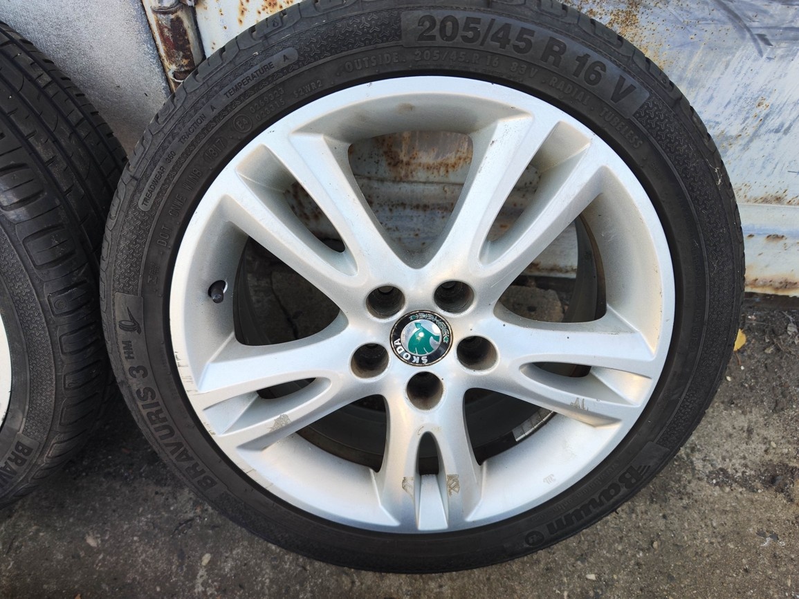 16"letní alu sada Atria 5x100 origo Škoda Fabia 2 Roomster - 7