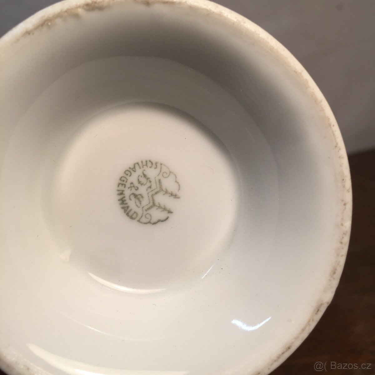 Konvice a cukřenka s kvítky Schlaggenvald Slavkov 1918 - 7