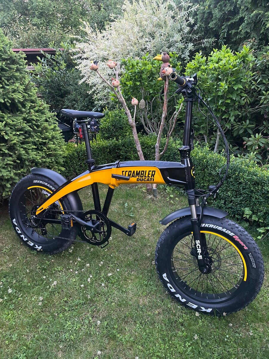 Skládací elektrokolo Ducati scrambler - 7