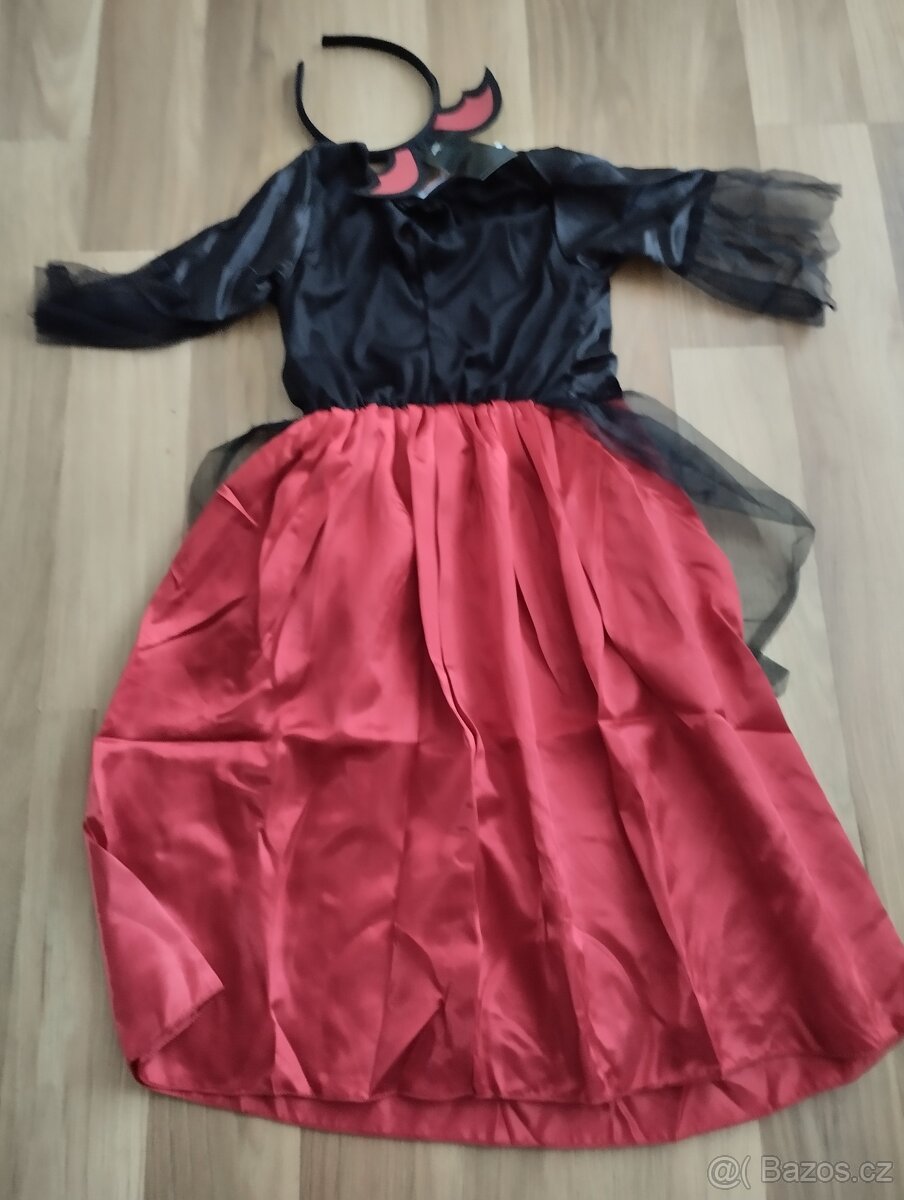 Karnevalový kostým malá čarodějnice - 7