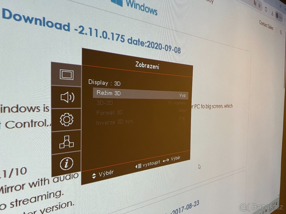 Projektor Optoma EH461, FULL HD, 5000ANSI, 3D, - 7