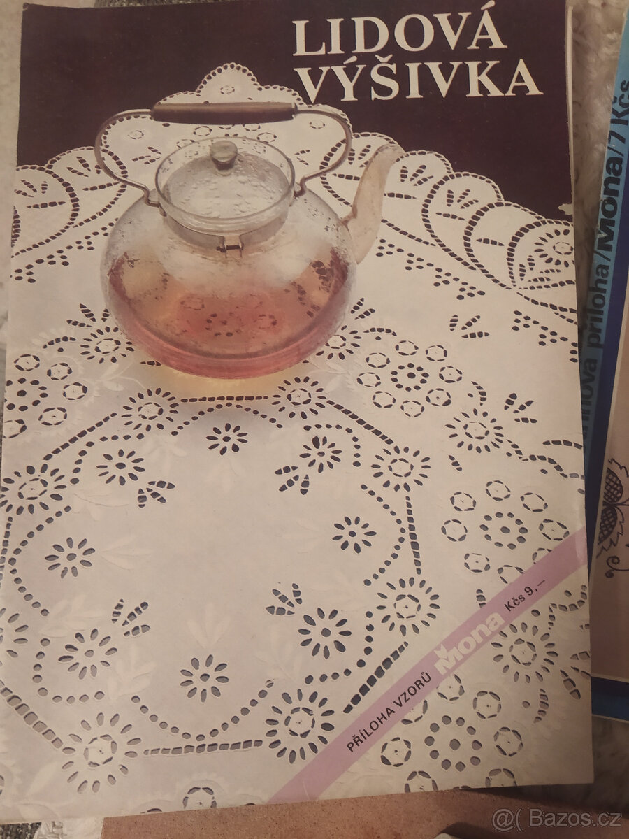 "Vyšívání", kanava, panama, bavlnky,organtýn - 7