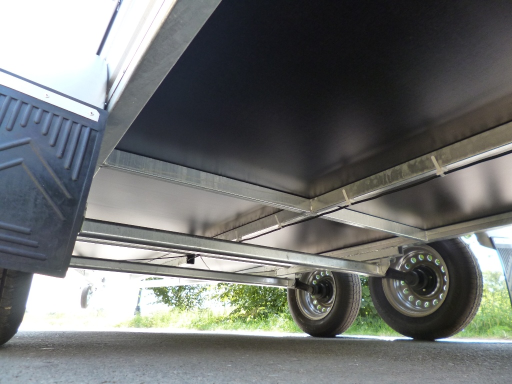 PROFI přívěs s plachtou, 295x145x35/170 cm, DVOUNÁPRAVOVÝ - 7