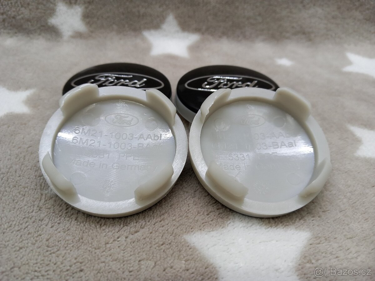 Středové krytky Ford, 54x52mm Černá - 7