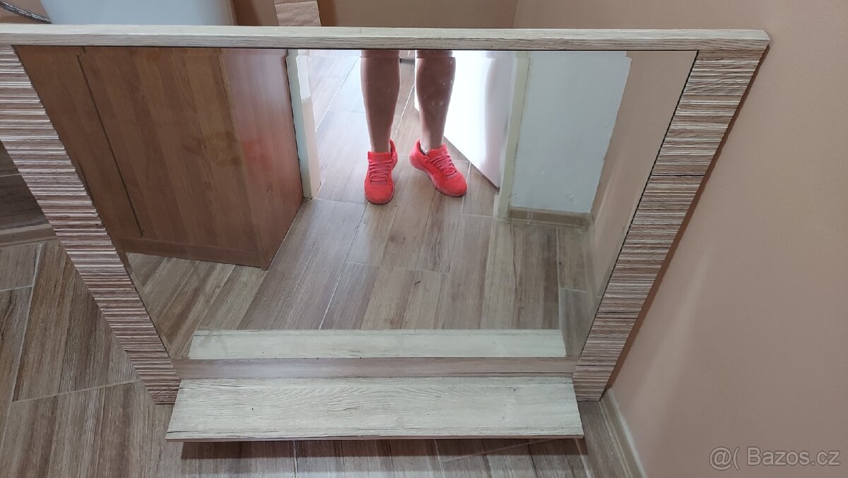Zrcadlo s polickou ložnice, koupelna,salon chodba - 7