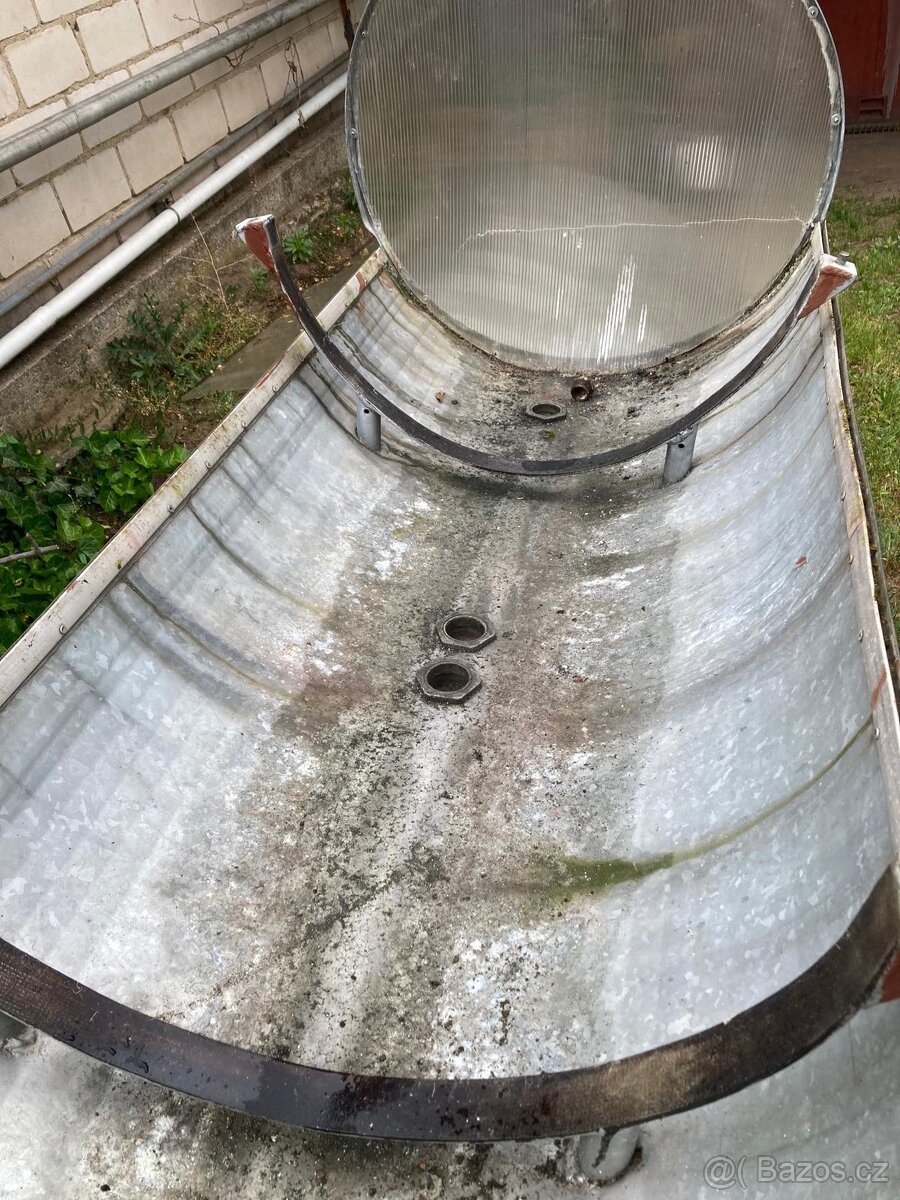 ŽELEZNÁ POZINKOVANÁ NÁDRŽ NA VODU+KONSTRUKCE - 7