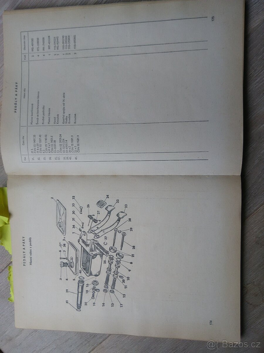 Seznam náhradních dílů vozů Škoda, Mototechna - 7