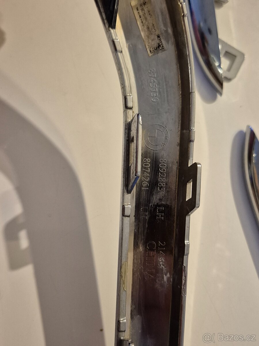 BMW X7 nárazník, lišta , ramec, chrom - 7