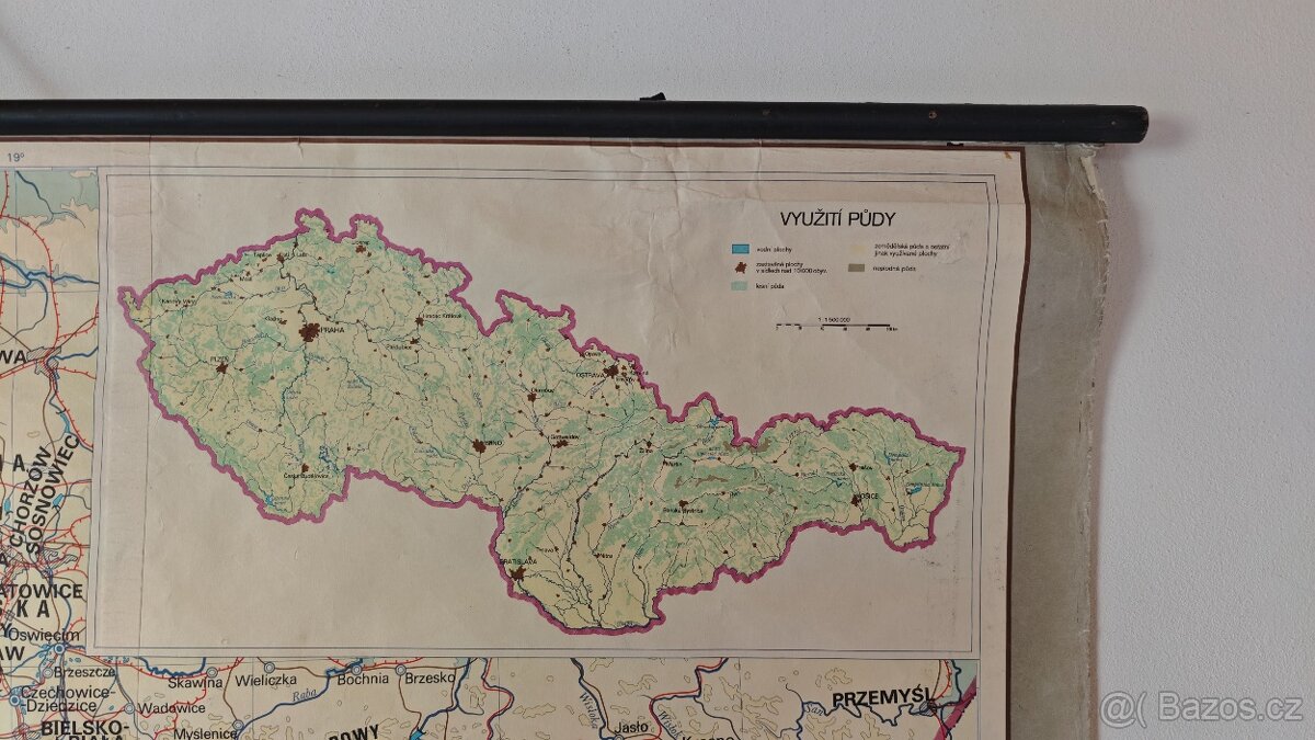 Školní mapa ČSSR - 7