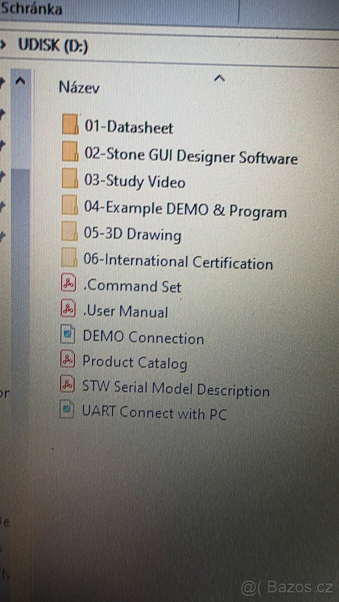 7" HMI displej STONE STWC070WT-01 (Kompletní vývojový - 7