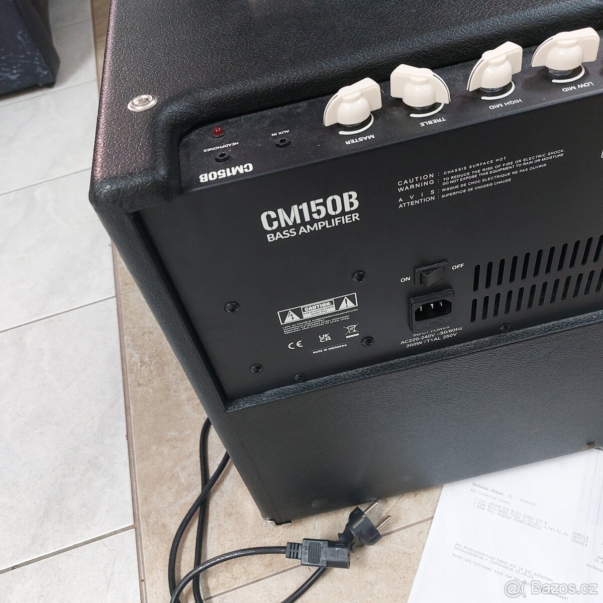Baskytarové kombo Cort CM 150B, 150W, DOKLAD,ZÁRUKA, ZÁNOVNÍ - 7