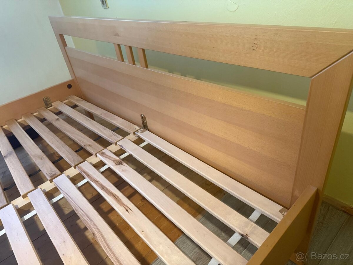 Manželská postel z masivu - 7
