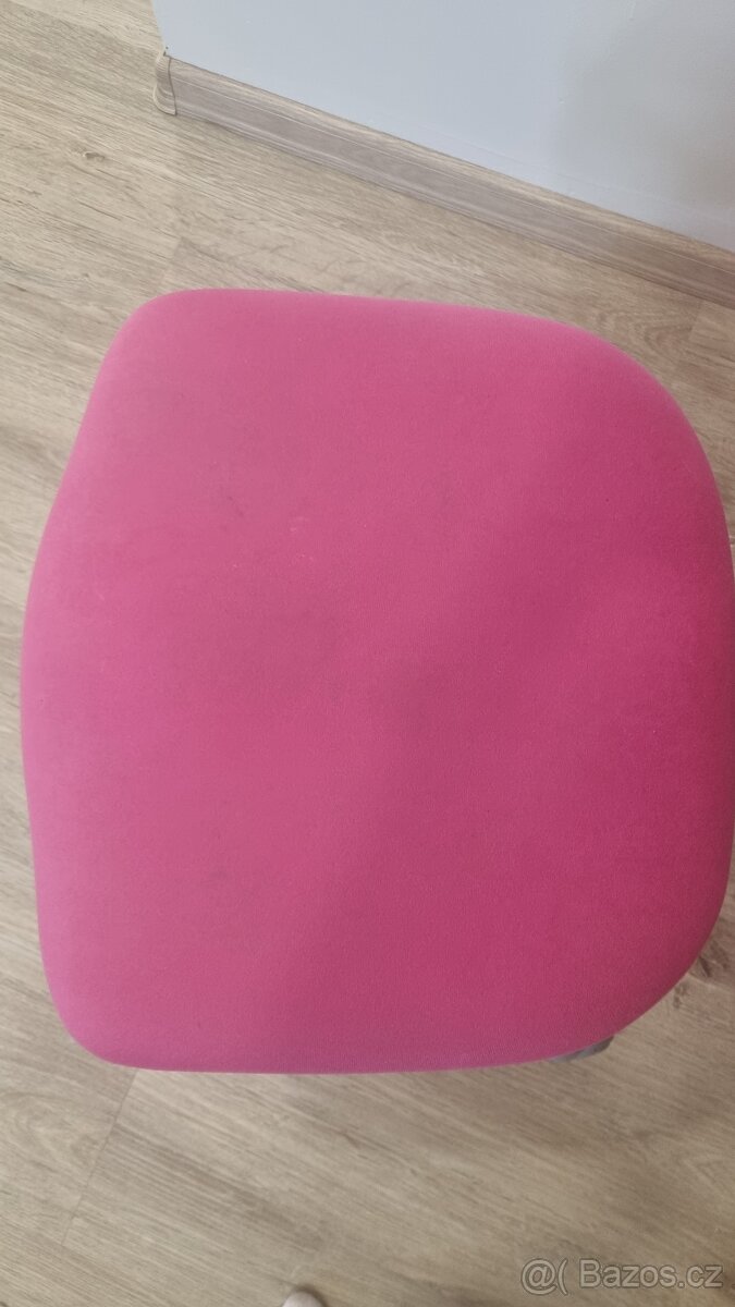 OTOČNÁ ŽIDLE PRO MLÁDEŽ, černá, pink - 7