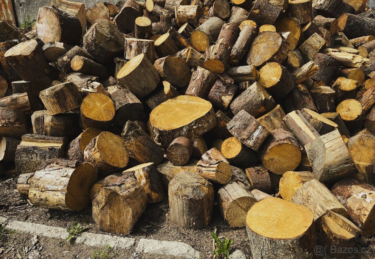 Palivové dřevo,dříví,všechny druhy AKCE SUCHÉ - 7
