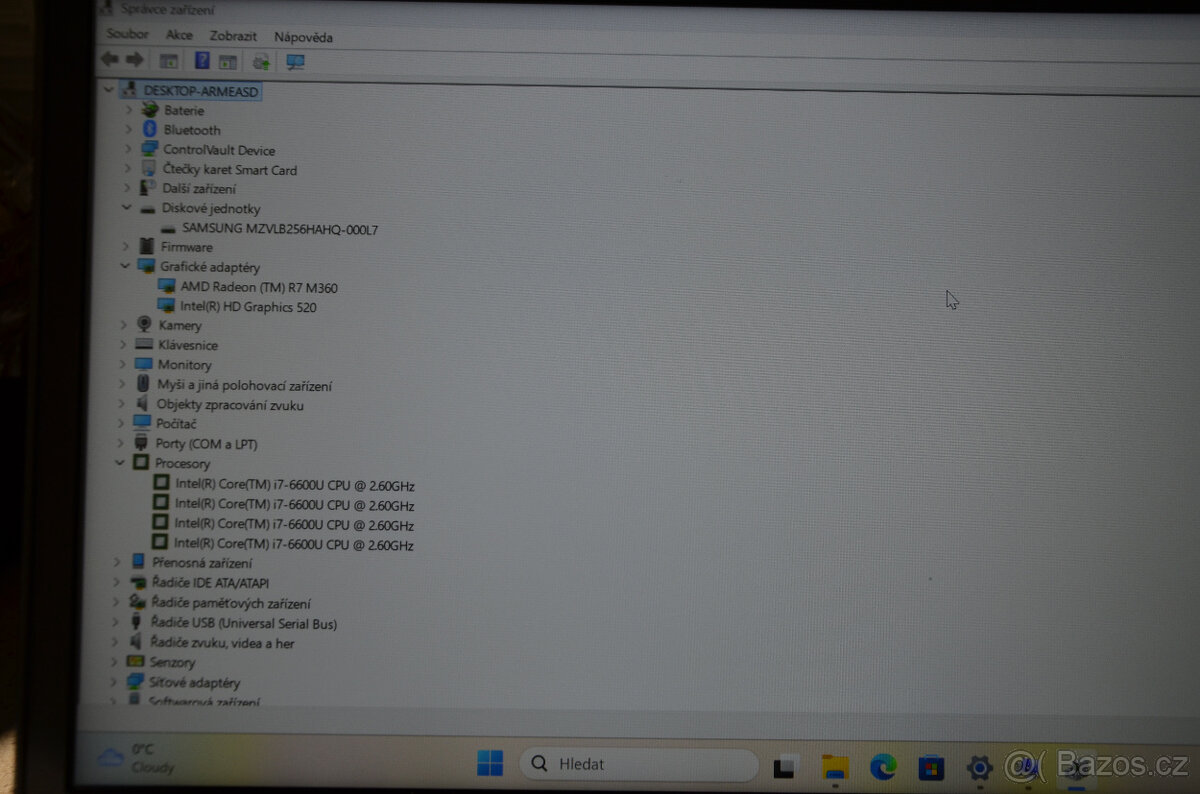 Dell Latitude 5470 i7/16GB/SSD 256GB/záruka - 7