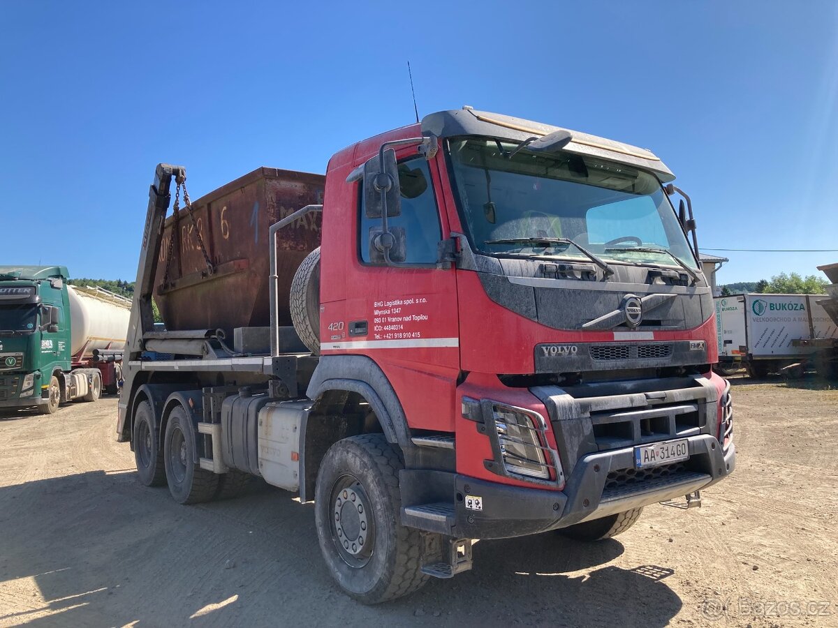 Volvo FMX 420 6x6 - Ramenový nosič kontajnerov - 7