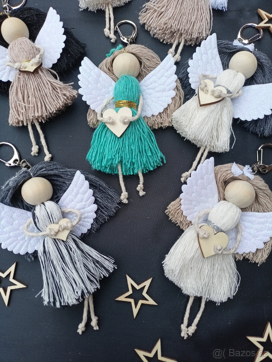 Klíčenka Andělka - nová - 7