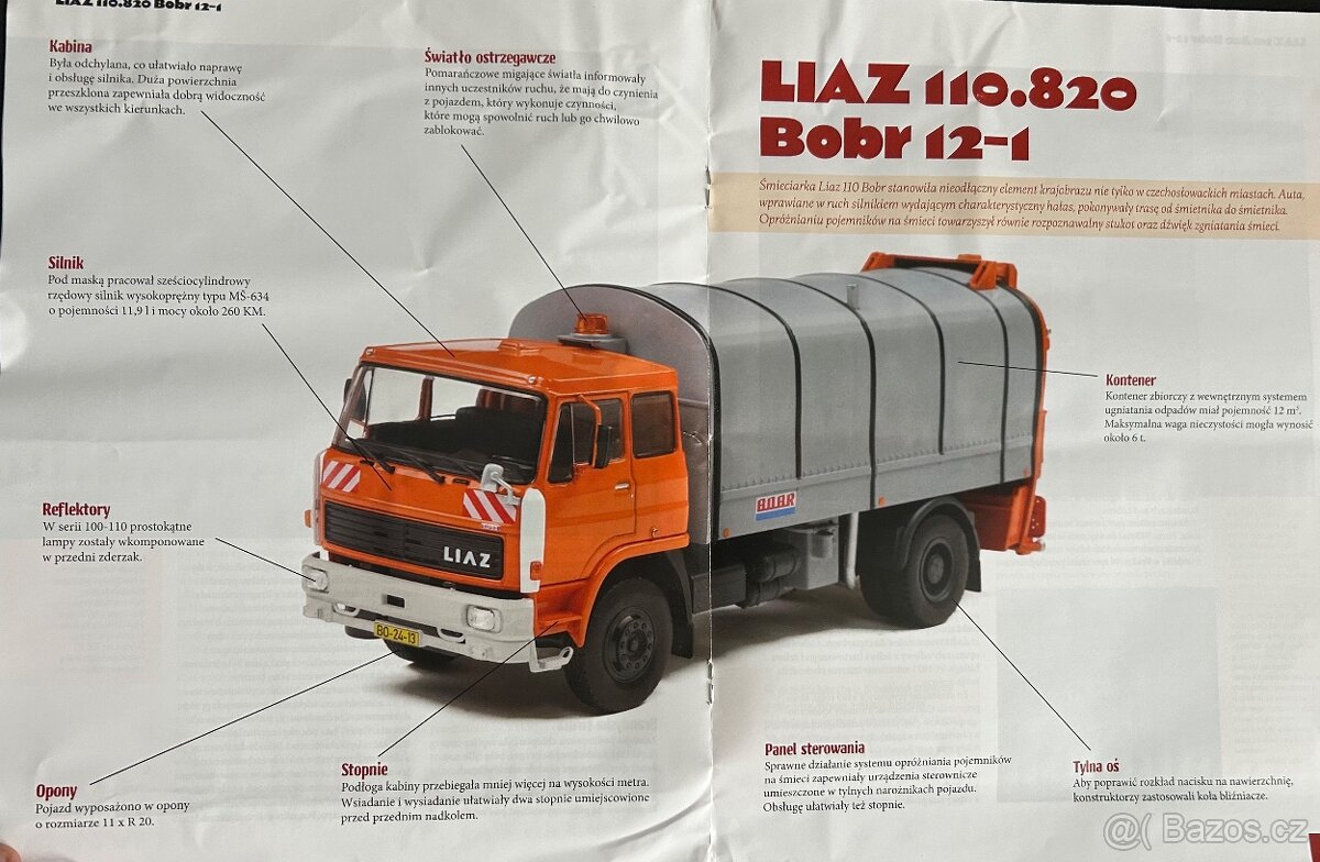 LIAZ 110.820 BOBR 12-1 1/43 DeaGostini - 7
