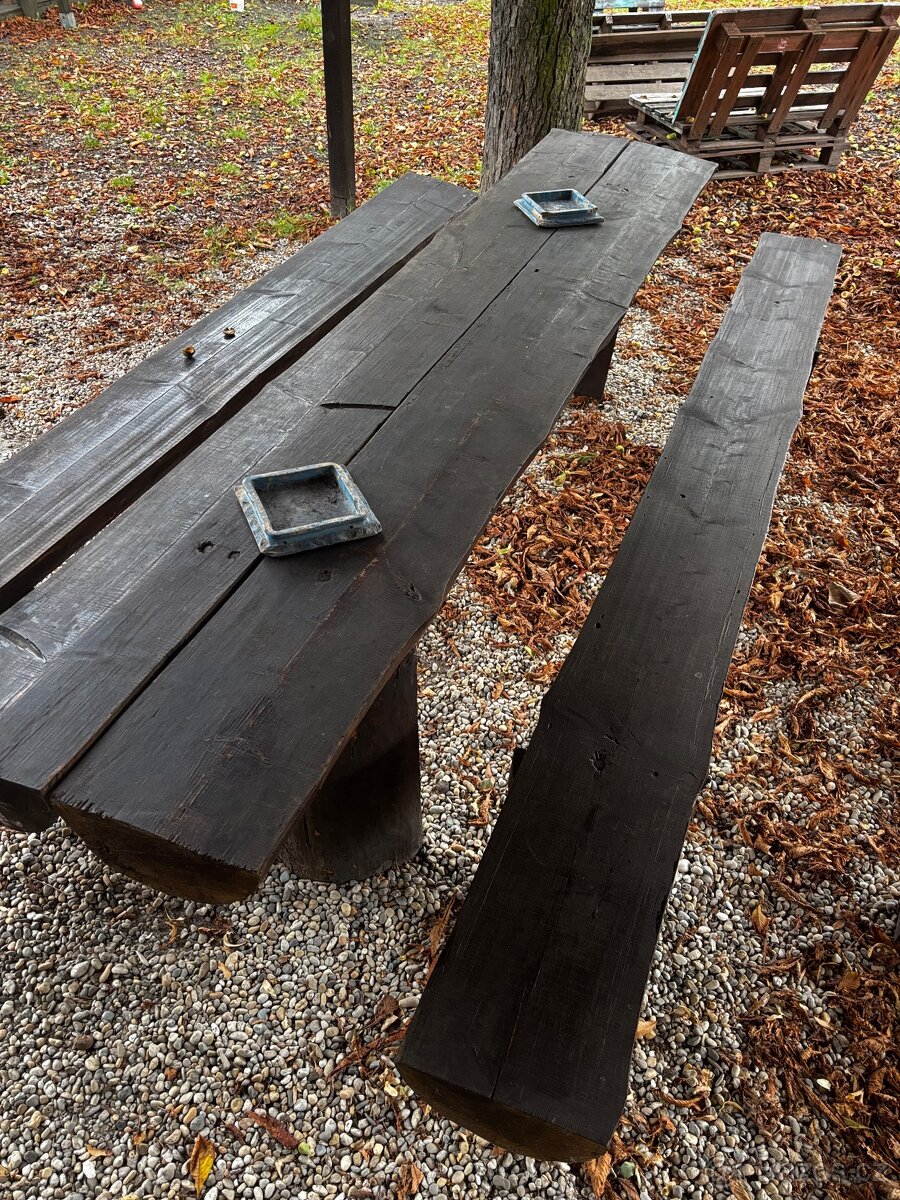 Masivní zahradní komplet - 7