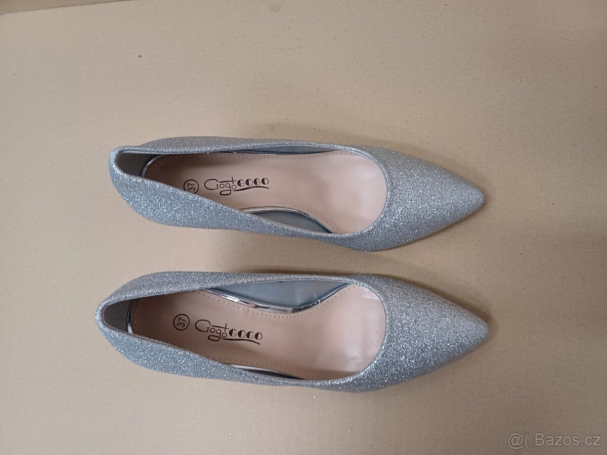 Stříbrné lodičky vel.37 - 7