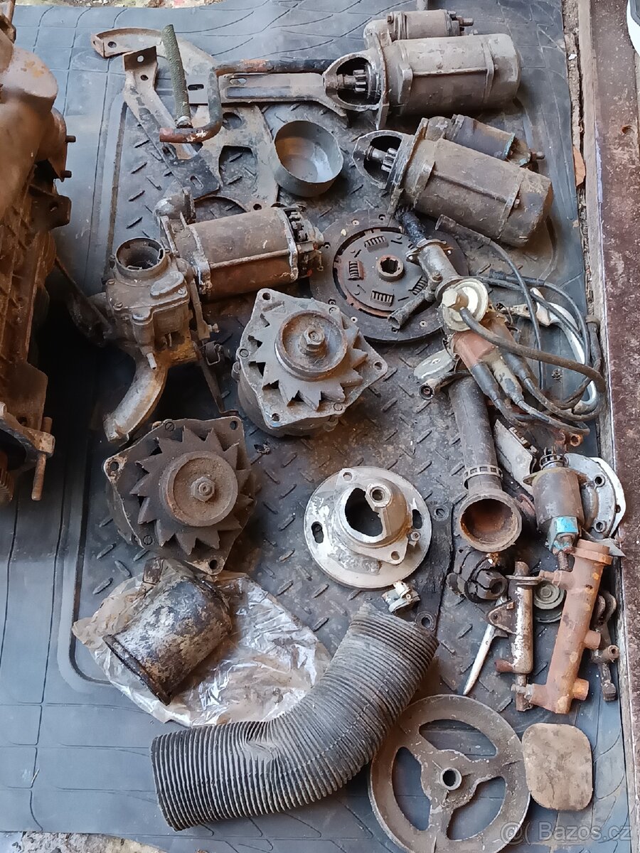 Motor Škoda 100 s hliníkovou vanou + díly - 7