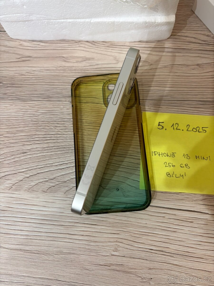 Prodám iPhone 13 mini 256 GB bílý v super stavu - 7
