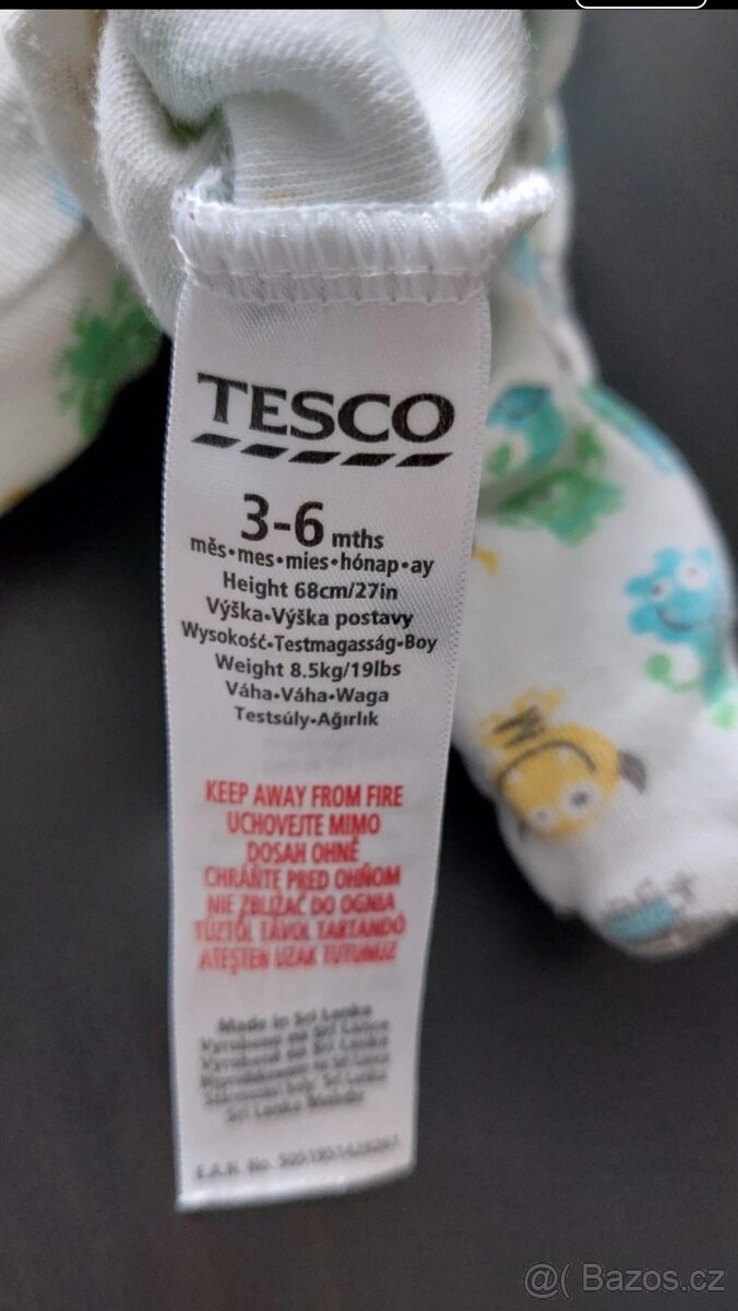 5x pyžamko vel.68 - 7