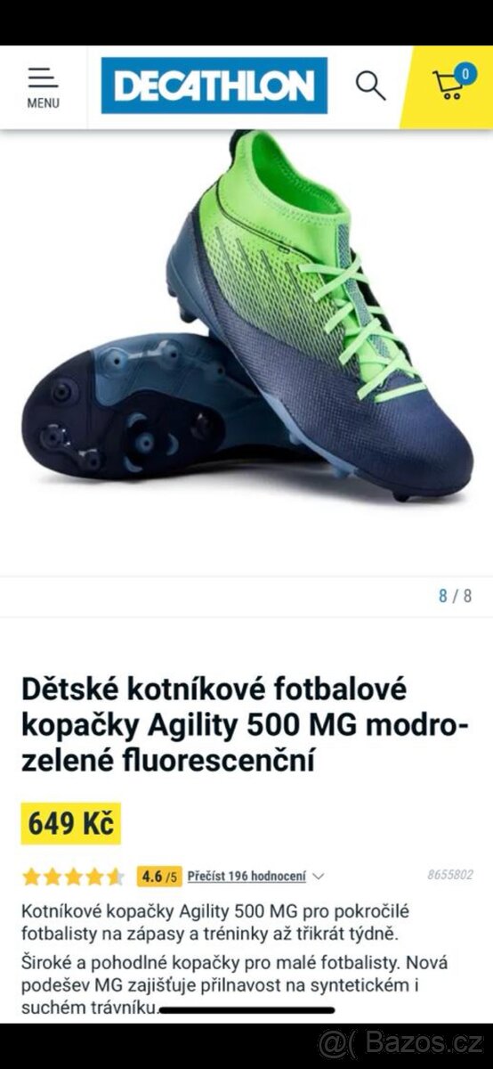 Detske kopacky Kipsta vel. 28 - 7