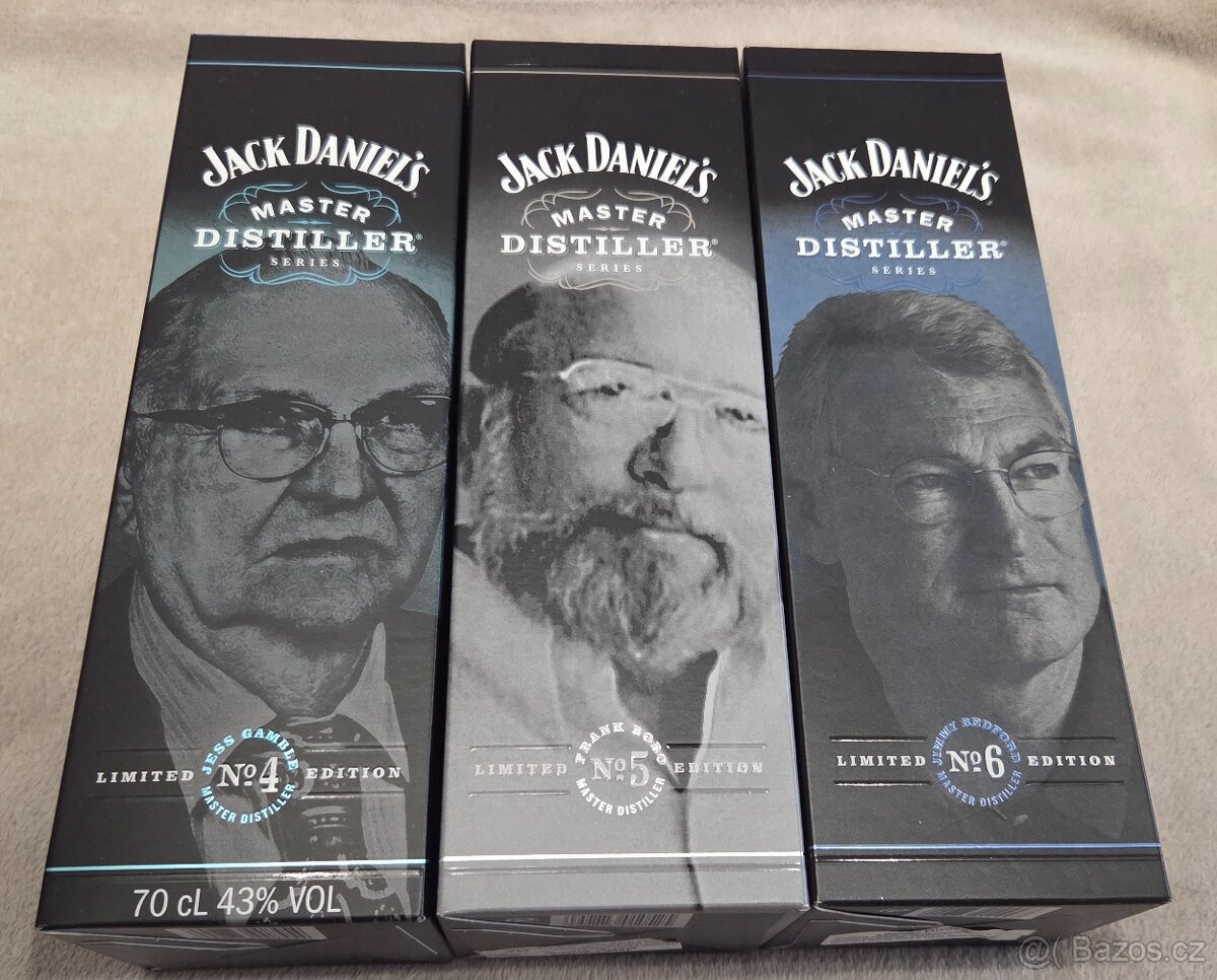 JACK DANIELS MASTER DISTILLER 1,........4,5,6. - 7