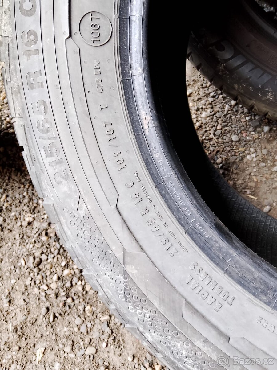 215/65/16c 109/107t Continental - letní pneu 4ks dodávkové - 7