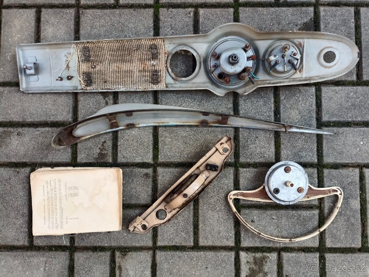 ND na automobil Škoda 1201 sedan aj.? přístrojovka lišta - 7