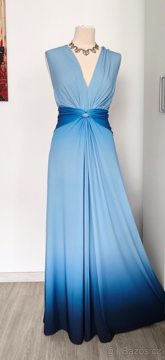 Ombré společenské šaty - 7