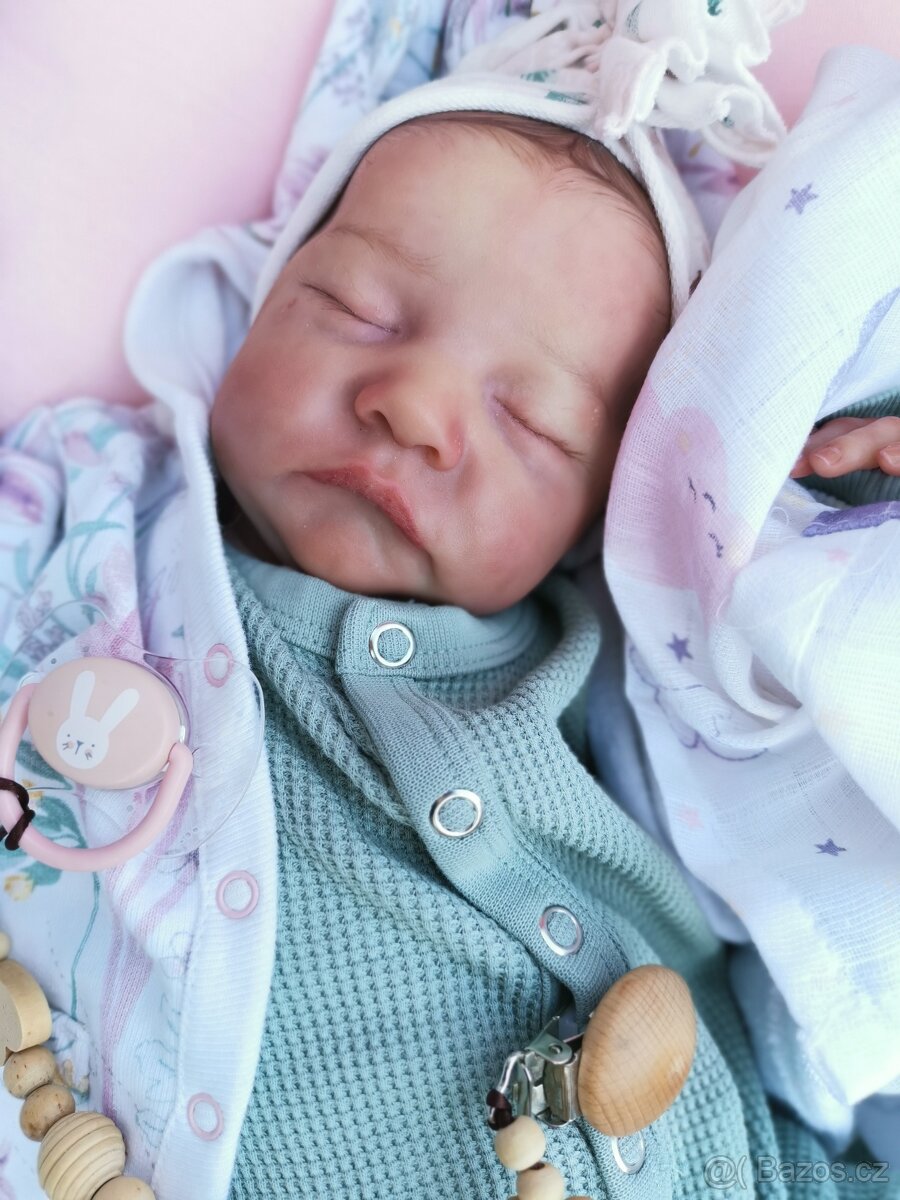 Krásná reborn holčička z kitu Levi - 7