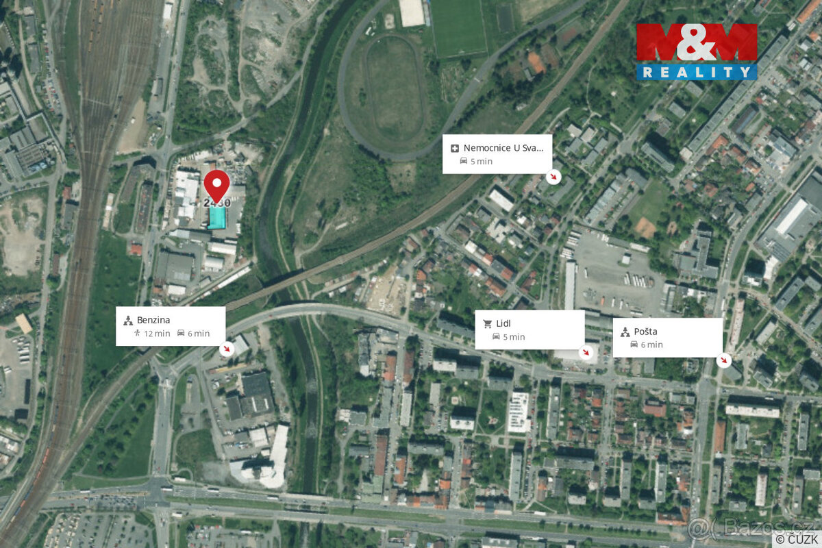 Pronájem skladu, 144 m², Plzeň, ul. Jateční - 7