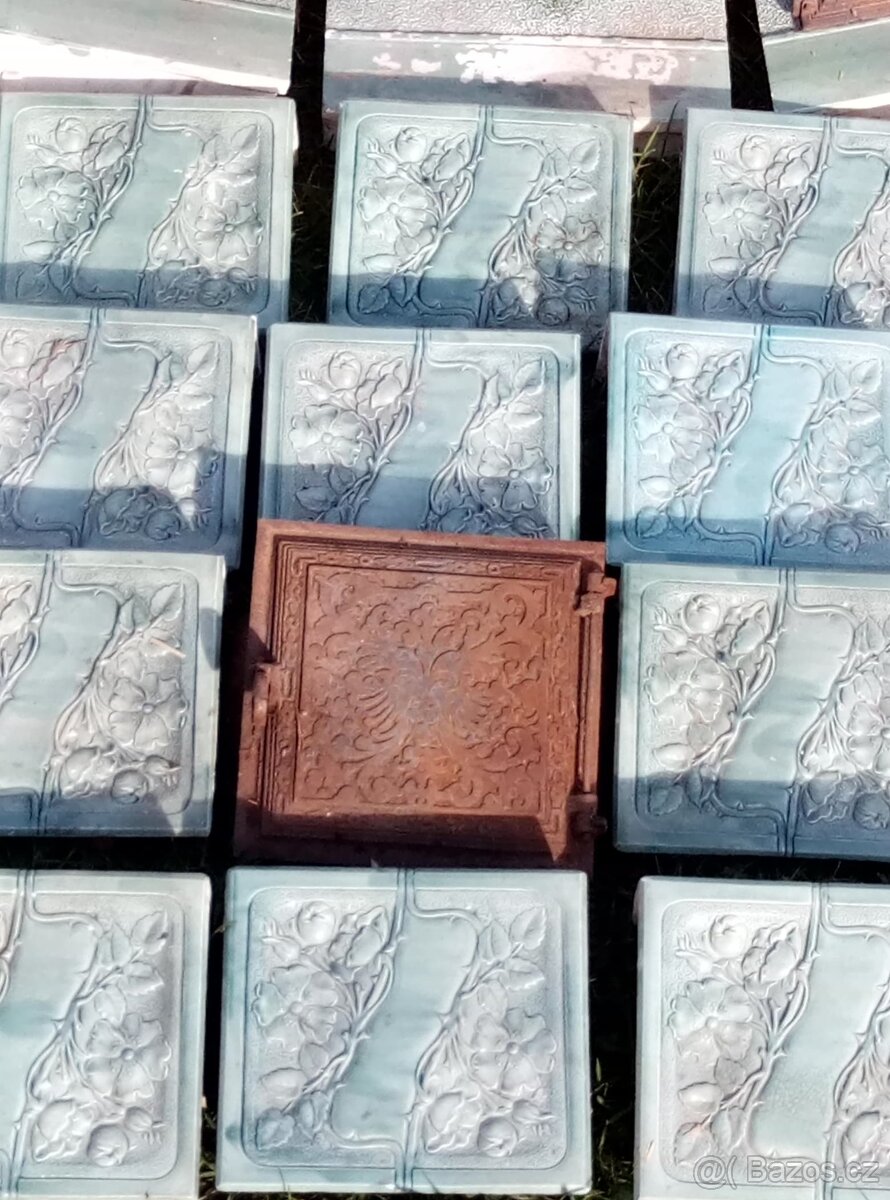 Rozebraná kachlová kamna - 7