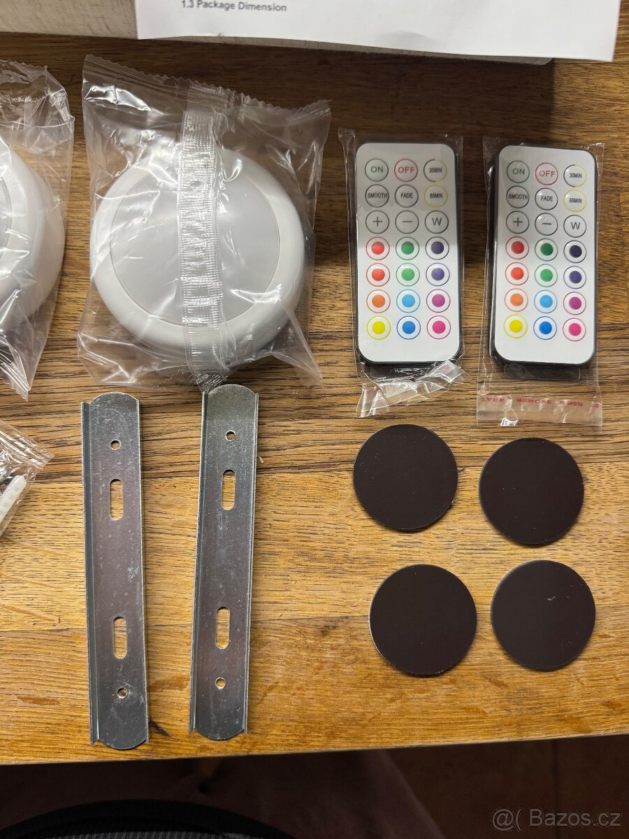 Sada dvou nástěnných LED svítidel - 7