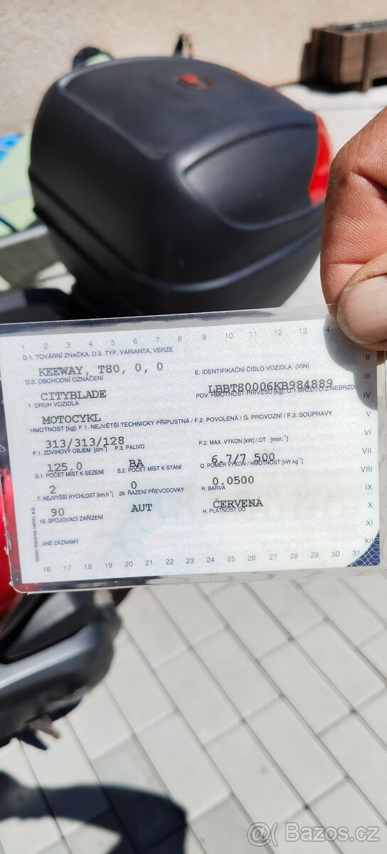 Skútr Keeway 125, cityblade, - 7