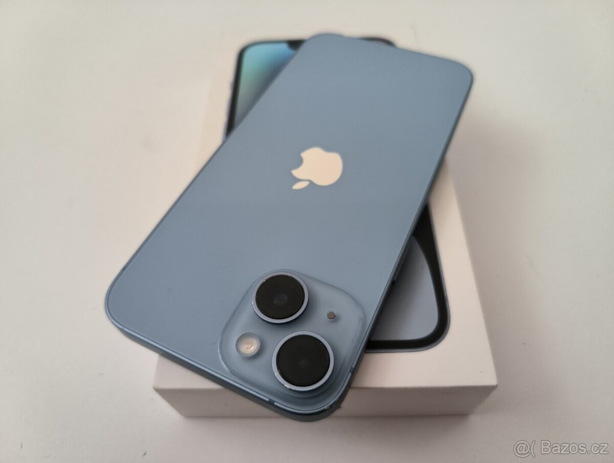apple iphone 14 128gb Blue 100% Batéria - 7
