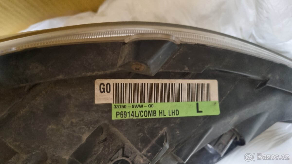 Přední světla H1/HB3 Honda CR-V III 2010 - 7