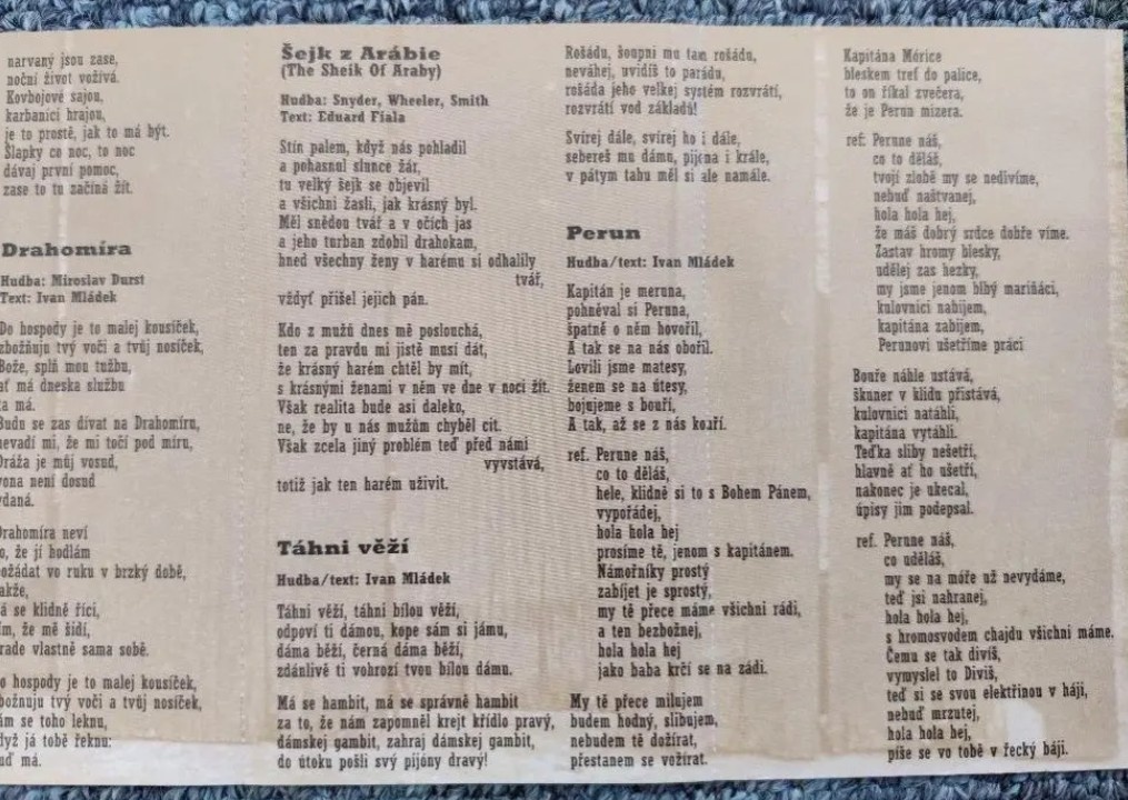 MC kazeta Ivana Mládka - v hospodě u 6 trampů - 7