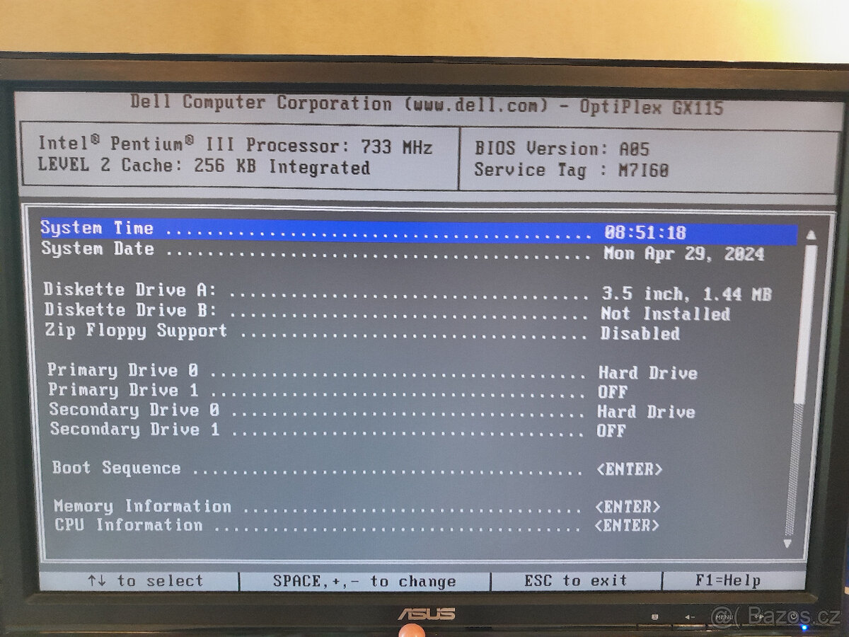 historické PC Dell OptiPlex GX115 desktop plně funkční - 7