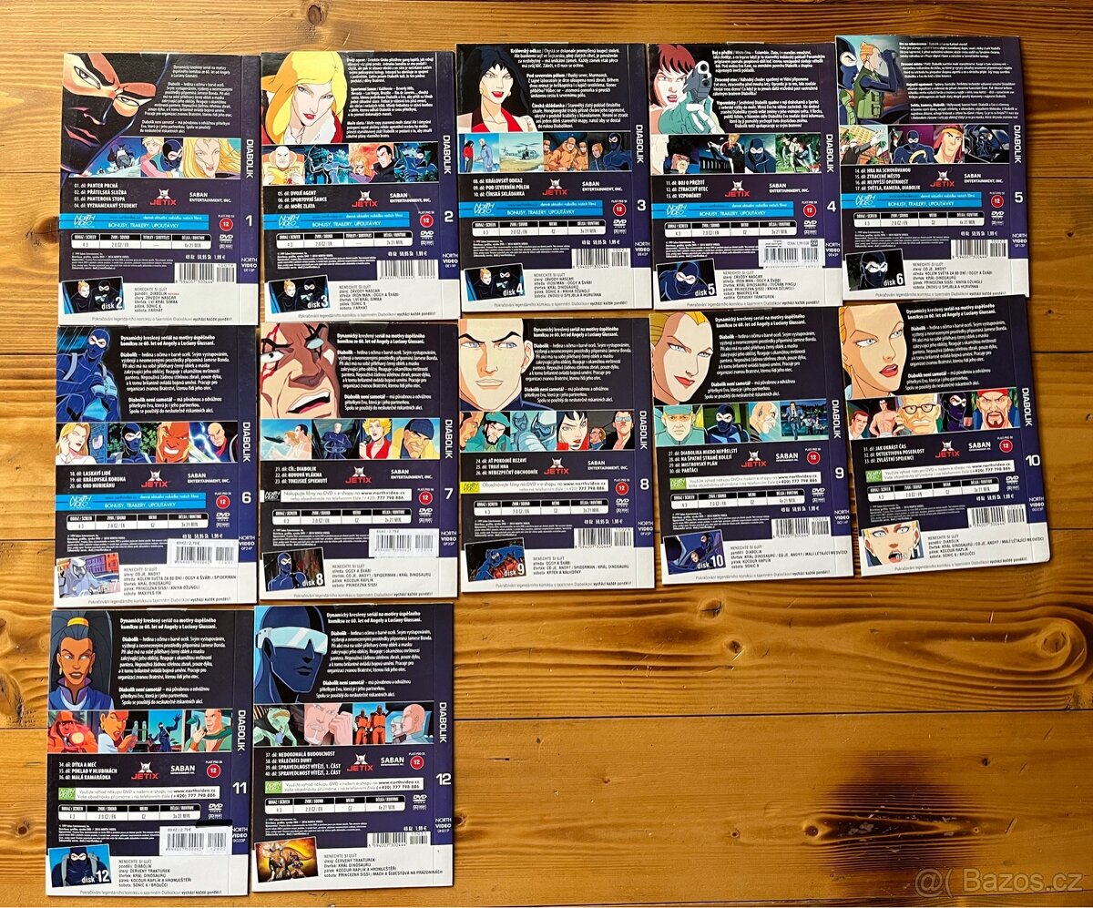DVD - Spiderman/Diabolik/Xena/Šmoulové - 7