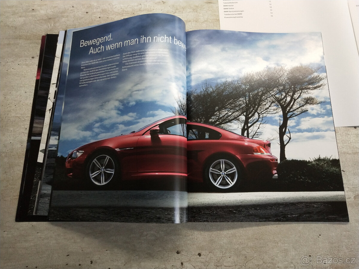 Prospekt BMW M5, M6 Coupé (2005), 84+16 str., motor 5,0 V10 - 7