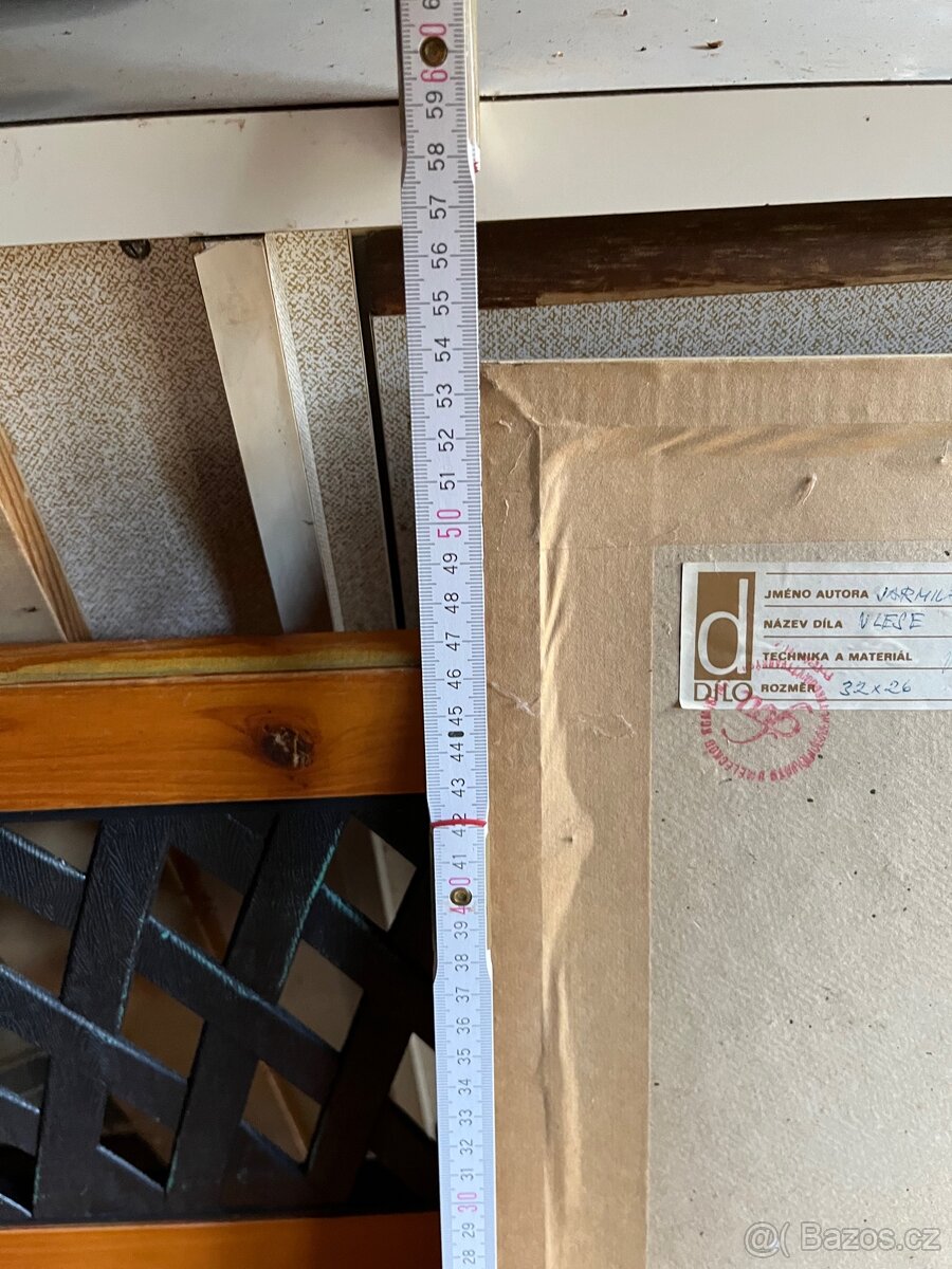 Originál malba obraz Varmila Dušáčková – "V LESE" - 7