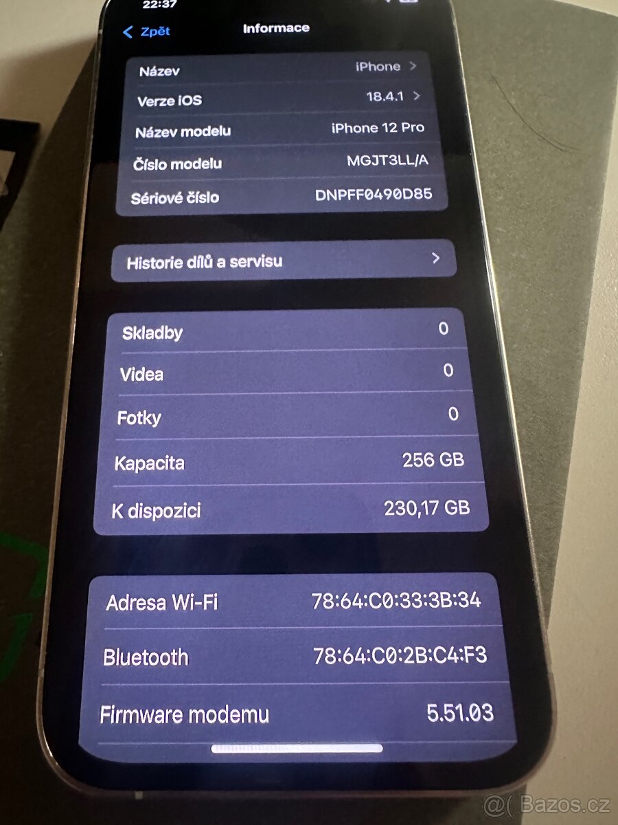 Apple iPhone 12 Pro 256 GB , baterie 100% - 7