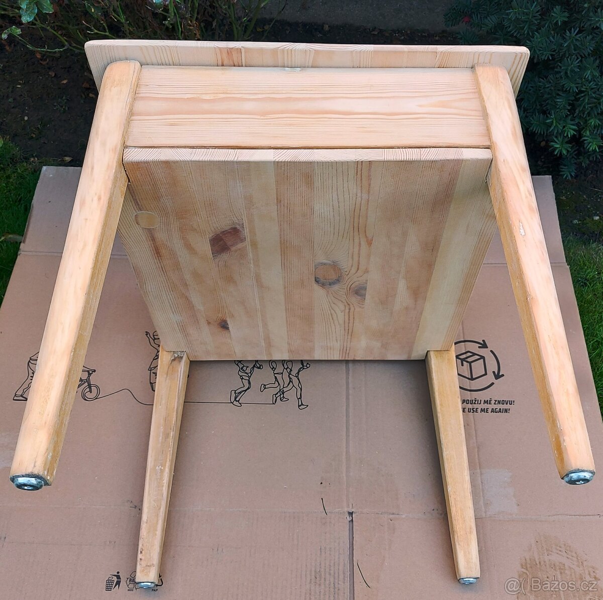 Stolička (štokrle) renovovaná 47x47x50cm - 7