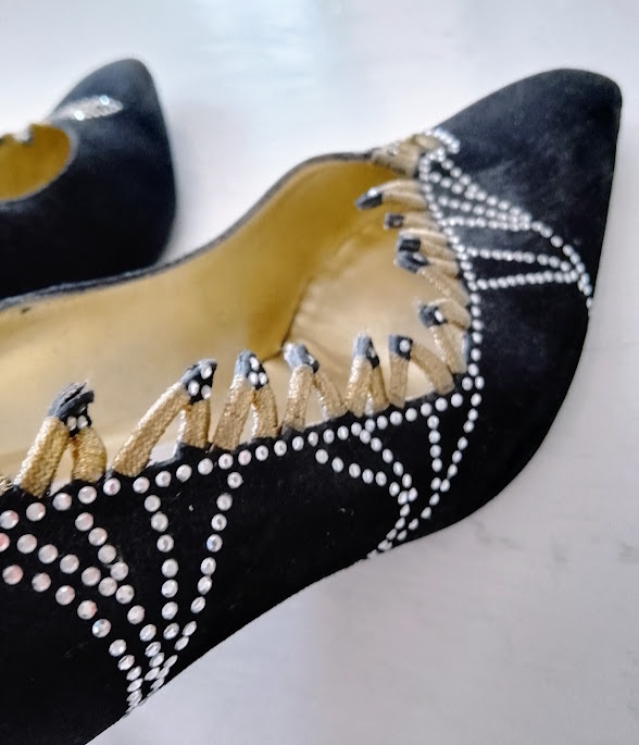 BOTY ČERNÉ LODIČKY SPOLEČENSKÉ SLAVNOSTNÍ PLESOVÉ CLIO BOND - 7